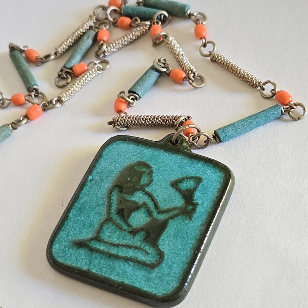 Vintage Long Pendant Necklace
